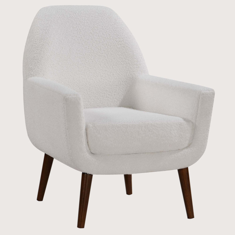 David Mid-Century Boucle Arm Chair | Wayfair